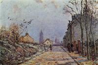 Pissarro, Camille - Street, Snow Effect